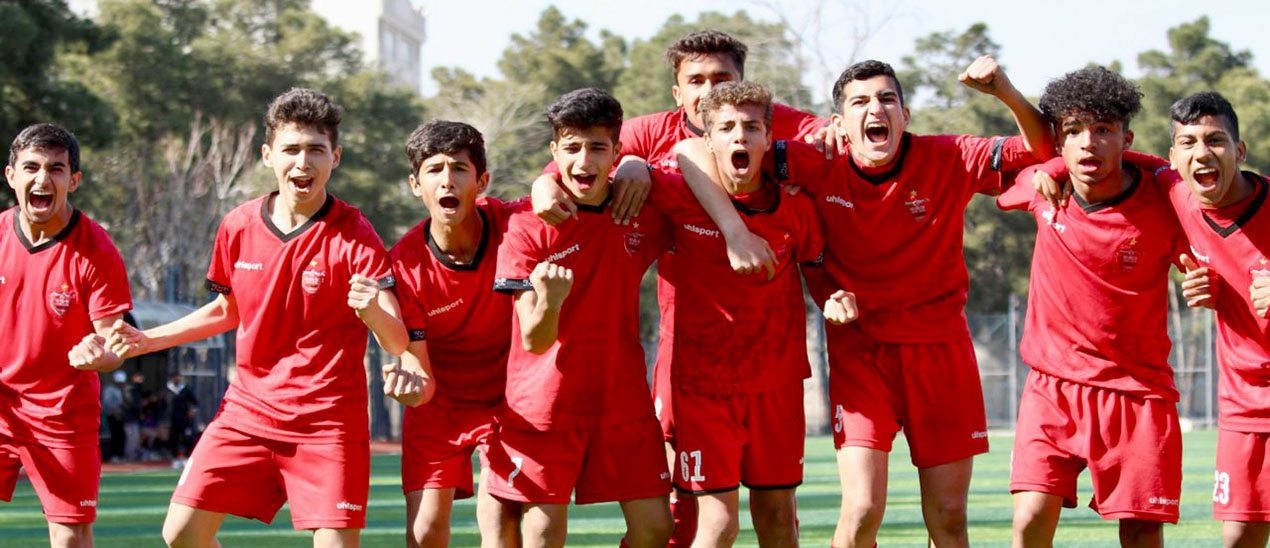 برتر نونهالان پرسپولیس در زمین بهار